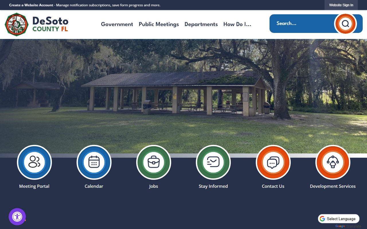DeSoto County obituary death records government website