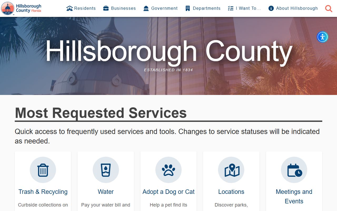 Hillsborough County obituary death records government website