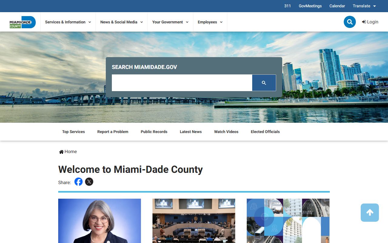 Miami-Dade County obituary death records government website