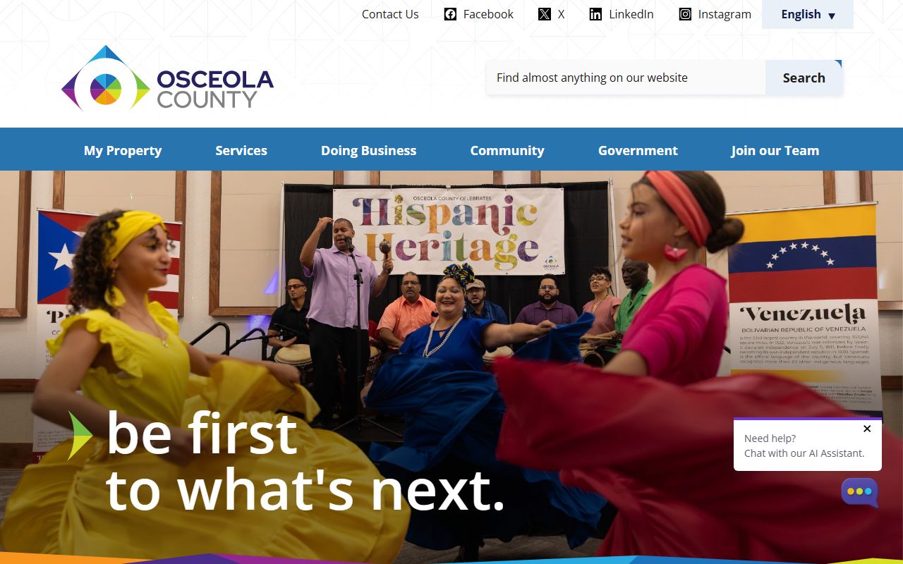 Osceola County obituary death records government website