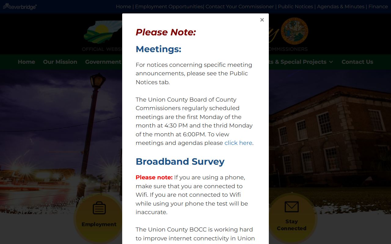 Union County obituary death records government website
