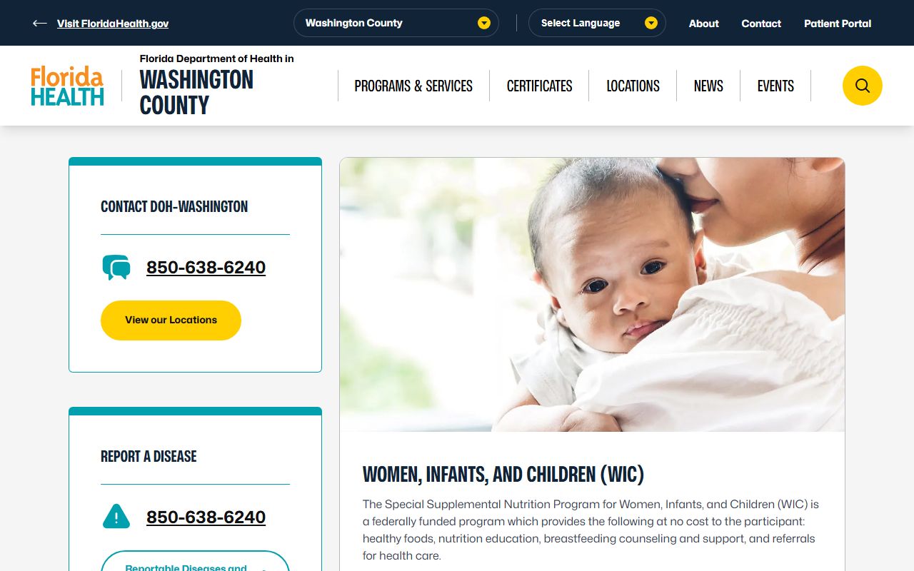Washington County obituary death records DOH portal